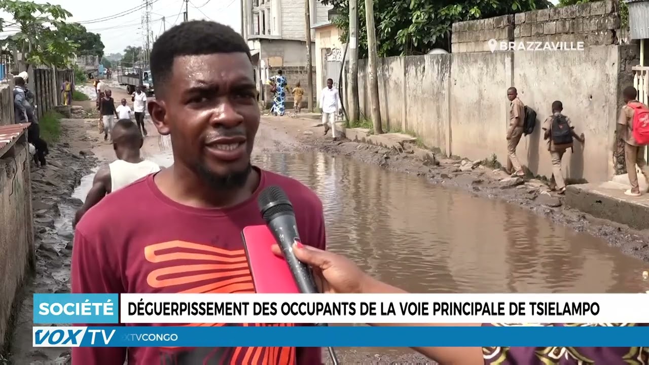 Déguerpissement des occupants de la voie principale de Tsielampo