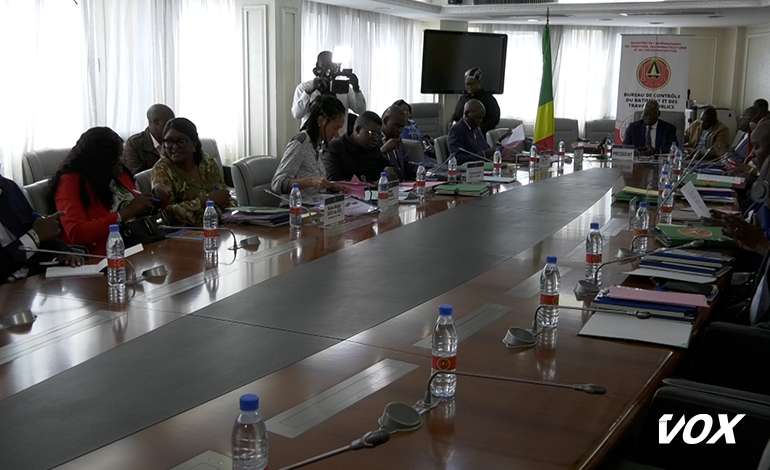 Le BCBTP adopte un budget de 3 milliards pour son fonctionnement en 2026