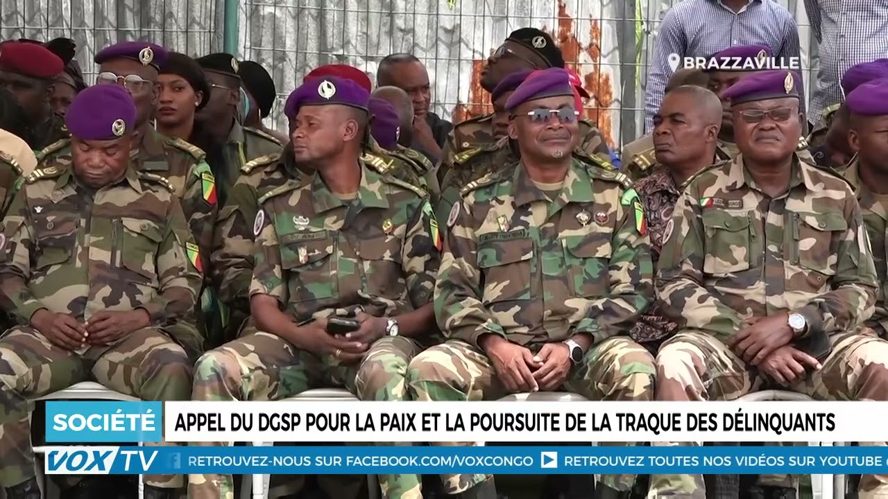 Appel du DGSP pour la paix et la poursuite de la traque des délinquants