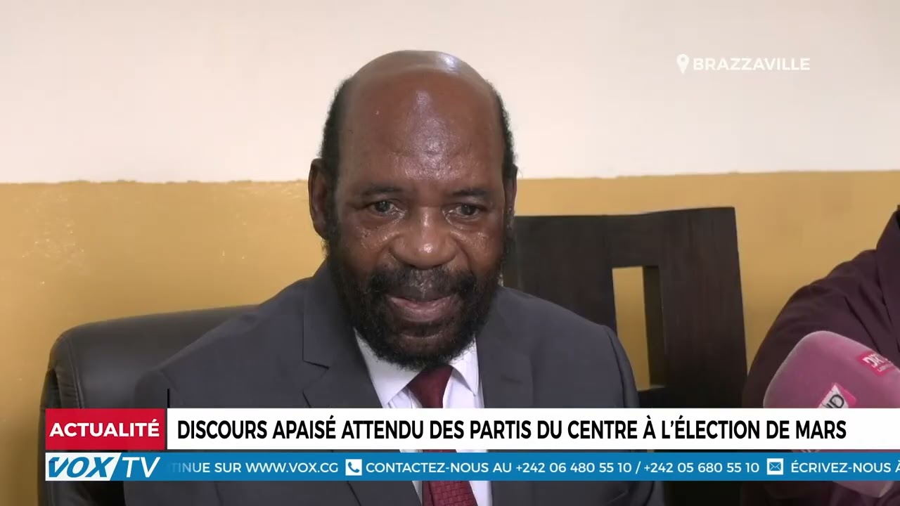 Discours apaisé attendu des partis du centre à l’élection de mars