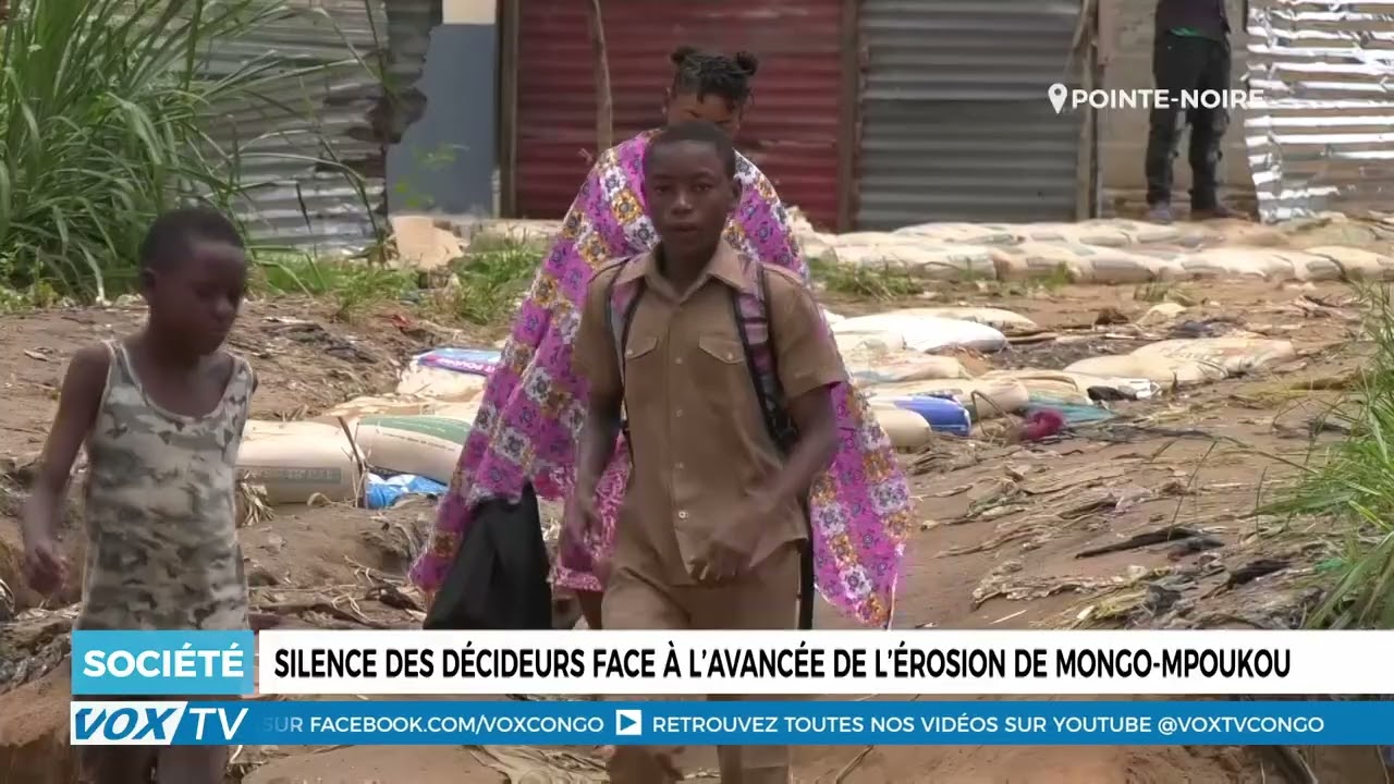Silence des décideurs face à l&rsquo;avancée de l&rsquo;érosion de Mongo Mpoukou