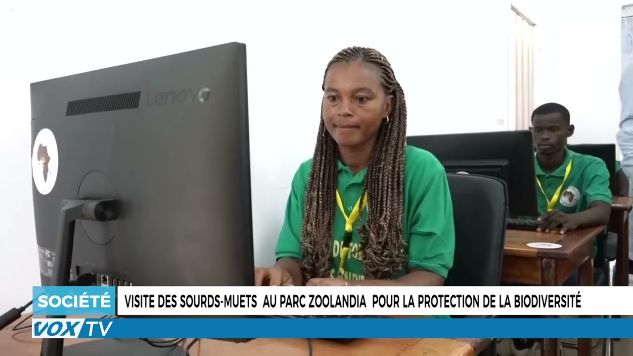 Visite des Sourds muets  au parc Zoolandia  pour la protection de la biodiversité