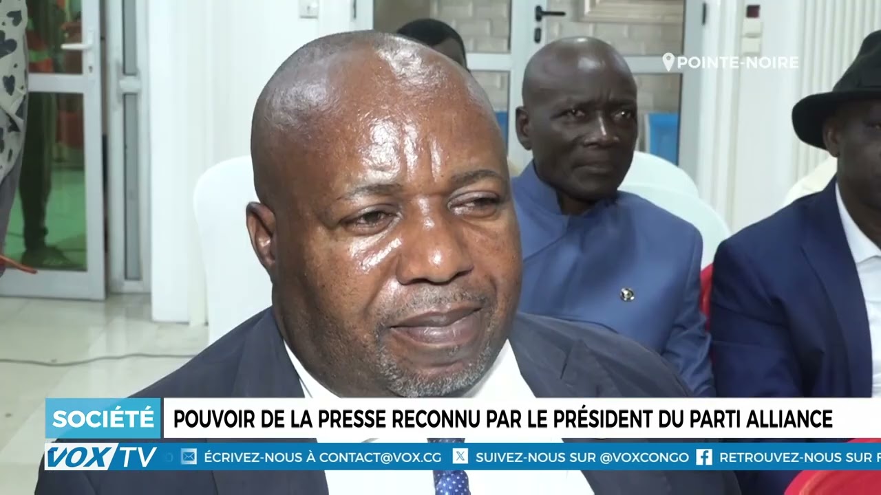 Pouvoir de la presse reconnu par Mabio Président du parti Alliance