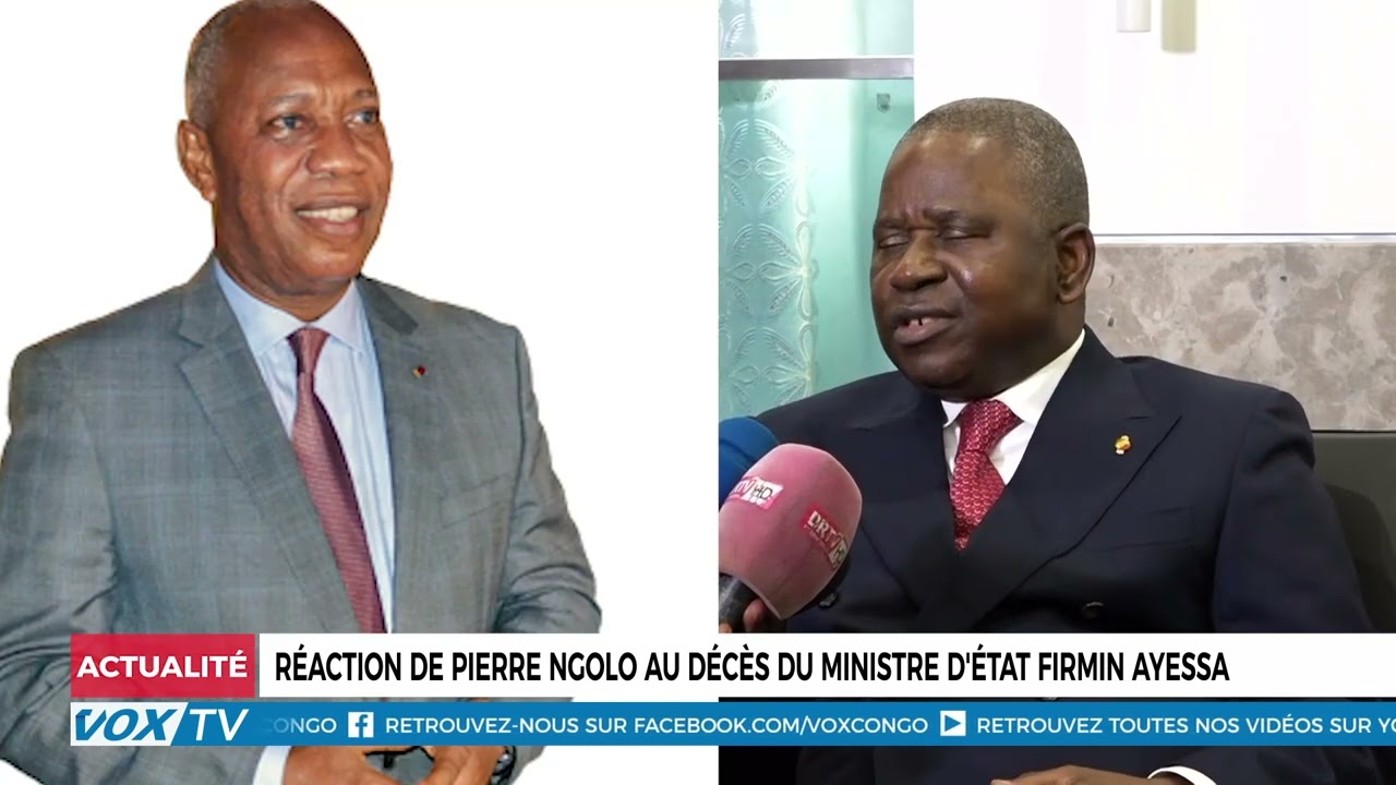 Réaction de Pierre Ngolo au décès du ministre d&rsquo;état Firmin Ayessa