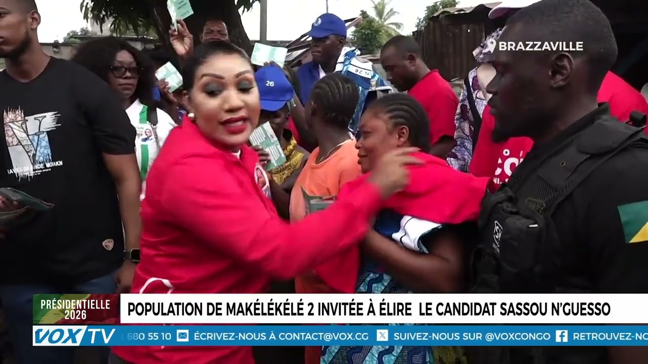 Population de Makélékélé 2 invitée à élire  le candidat Sassou N’Guesso