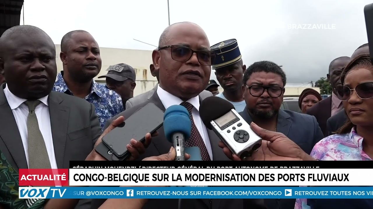 Congo Belgique sur la modernisation des ports fluviaux