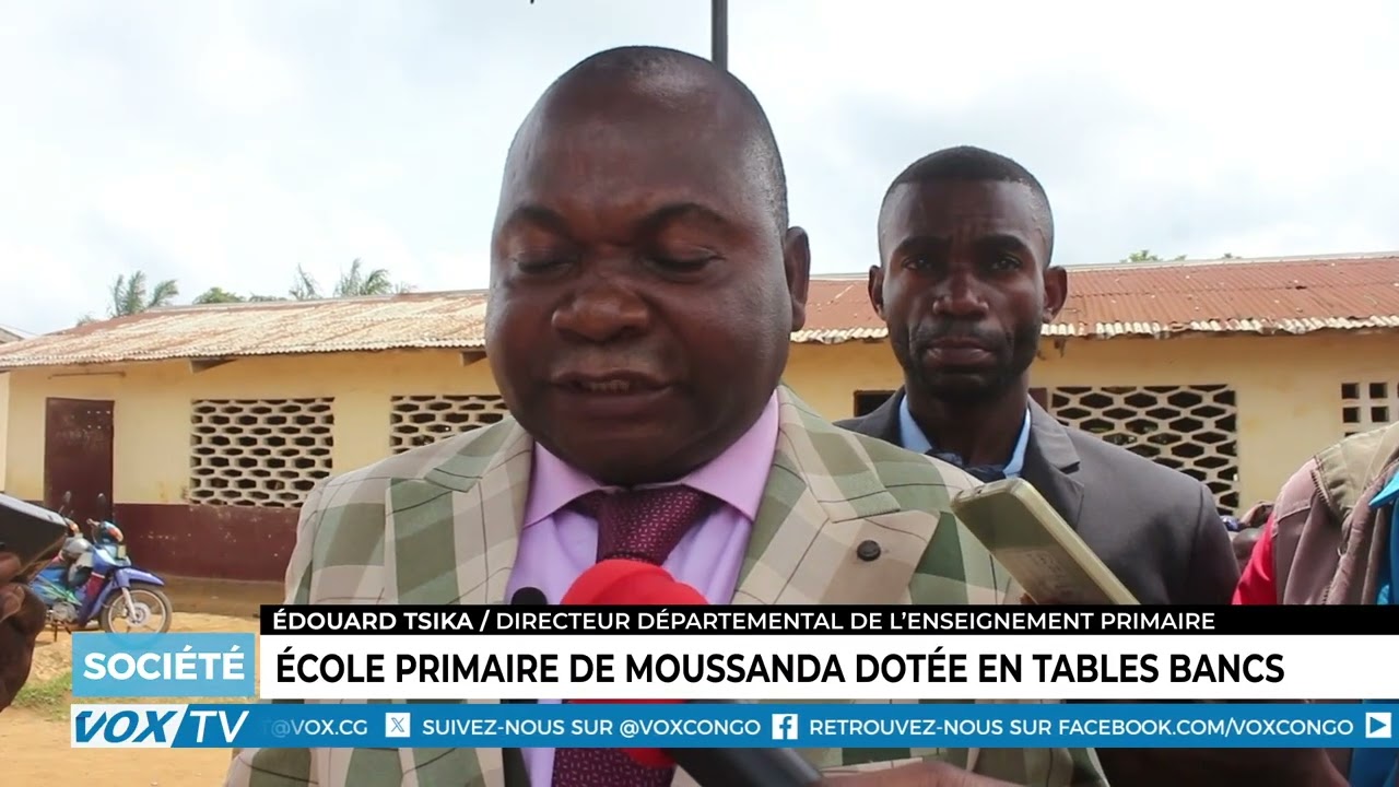 École primaire de Moussanda dotée des tables bancs