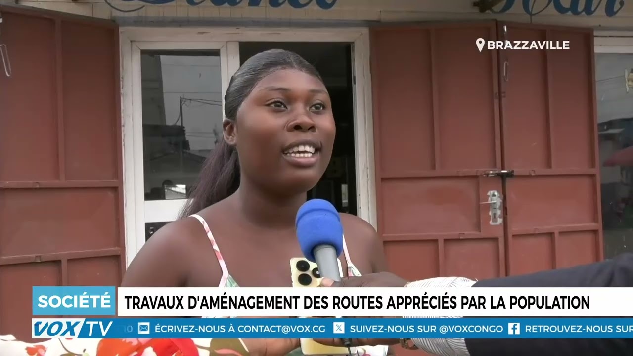 Travaux d&rsquo;aménagement des routes appréciés par la population