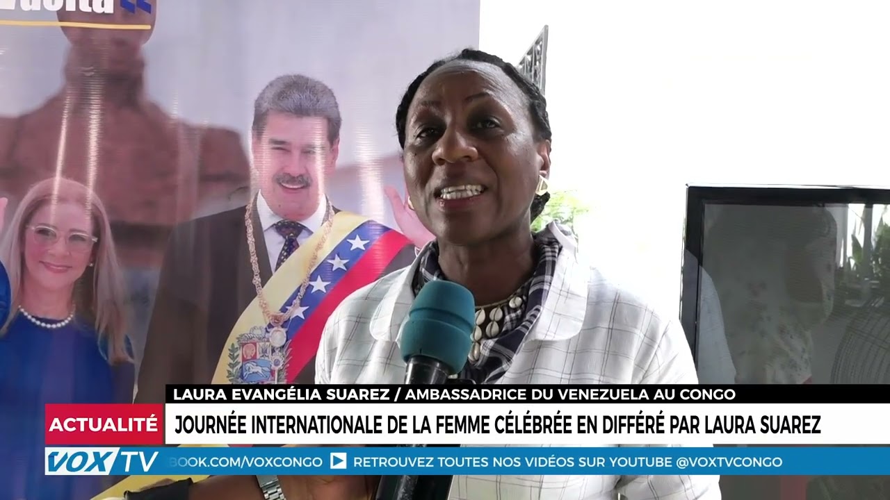 Journée internationale de la femme célébrée en différé par Laura SUAREZ
