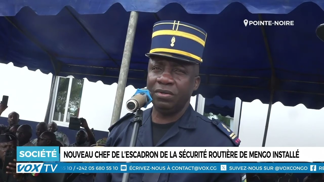 Nouveau chef de l&rsquo;escadron de la sécurité routière de Mengo installé