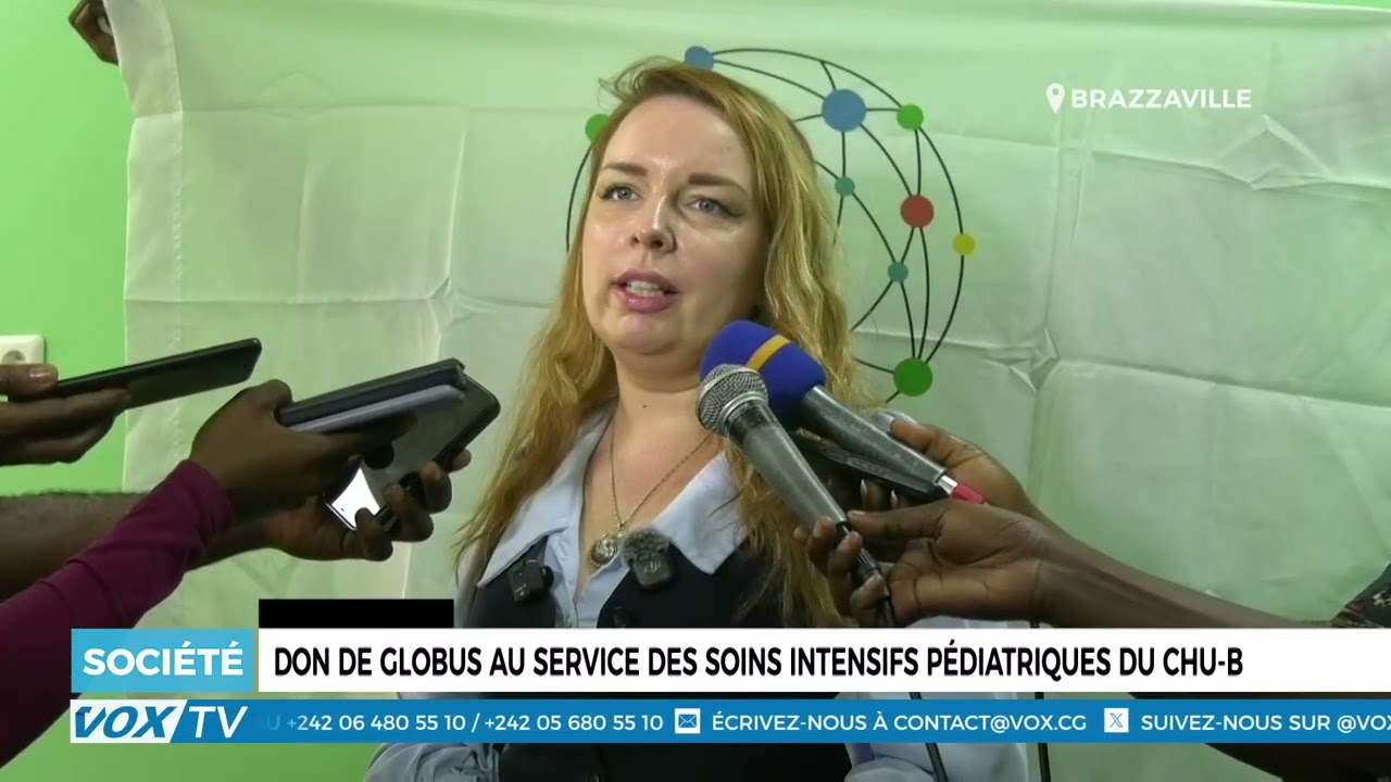 Don de Globus au service des soins intensifs pédiatriques du CHU B