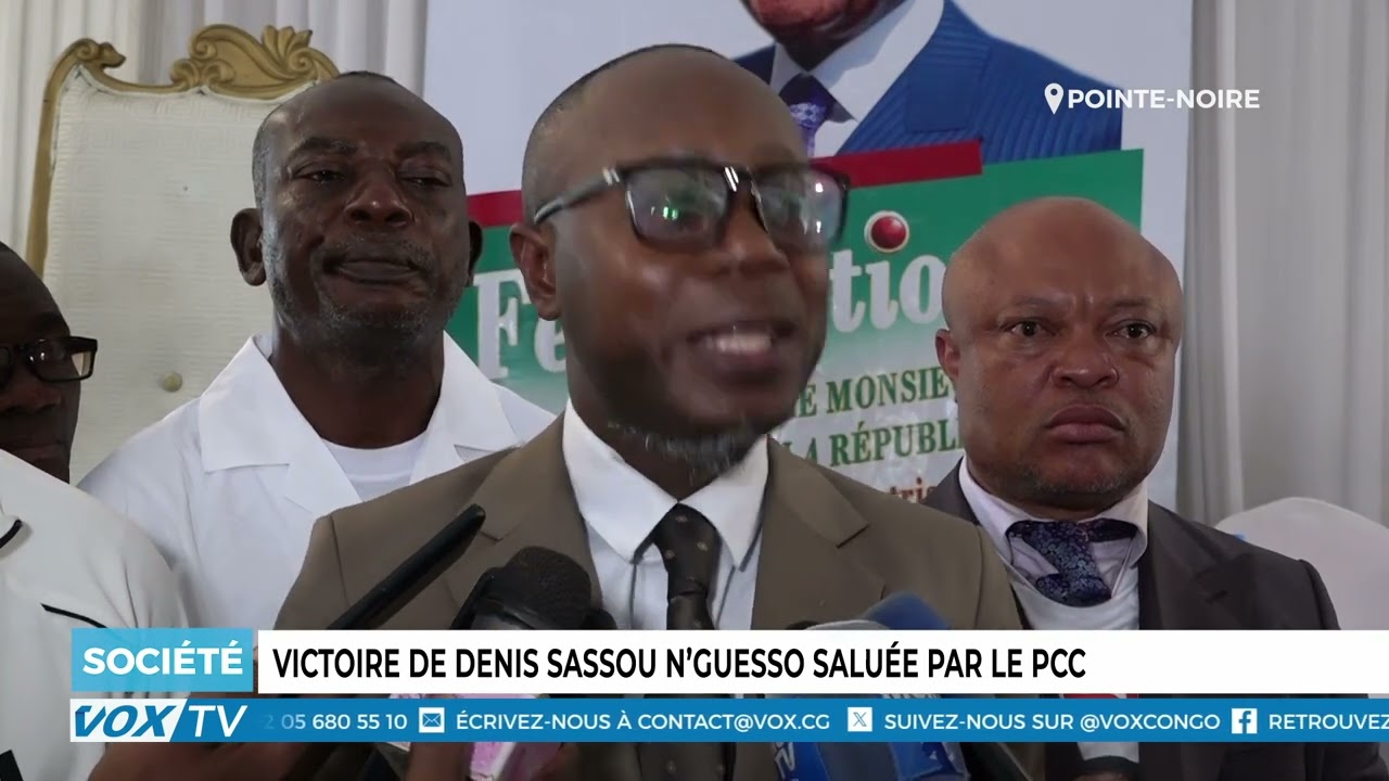 Victoire de Denis Sassou N&rsquo;Guesso saluée par le PCC