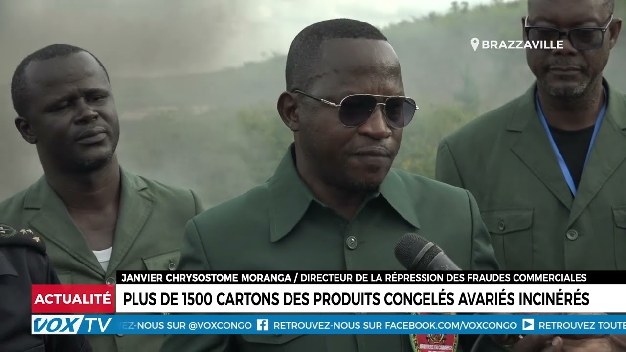 Plus de 1500 cartons des produits congelés avariés incinérés