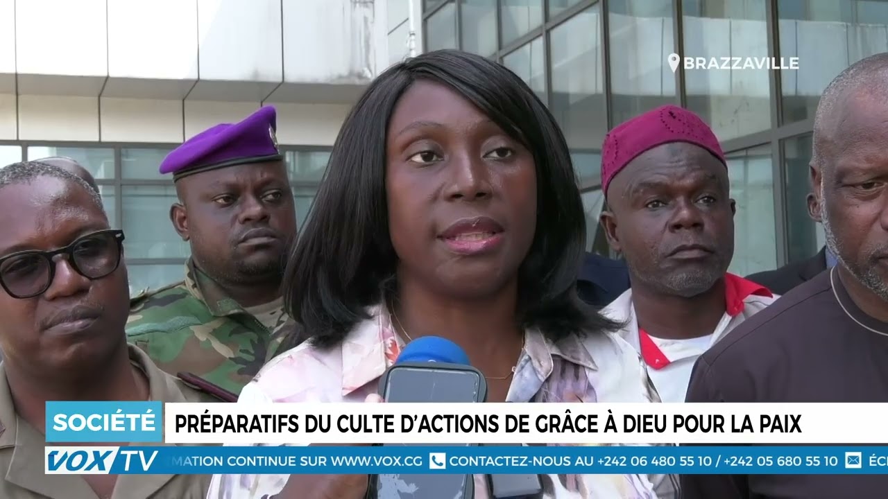 Préparatifs du culte d’actions de grÂce à Dieu pour la paix