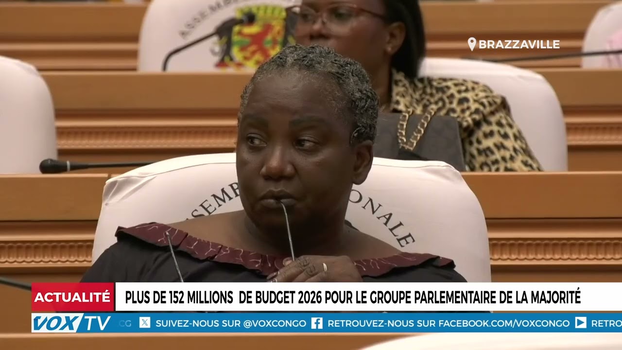 Plus de 152 millions  de budget 2026 pour le groupe parlementaire de la majorité