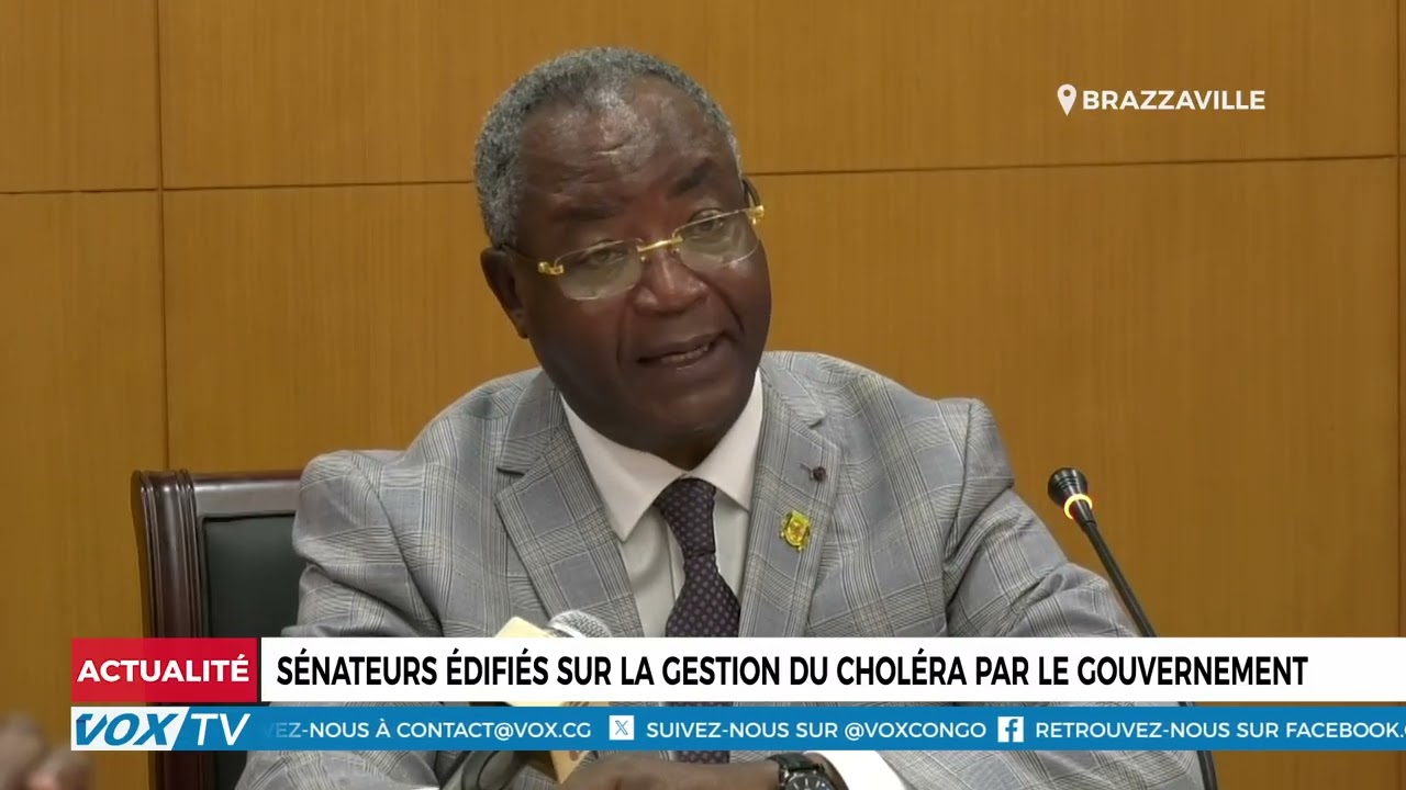 Sénateurs édifiés sur la Gestion du choléra par le gouvernement