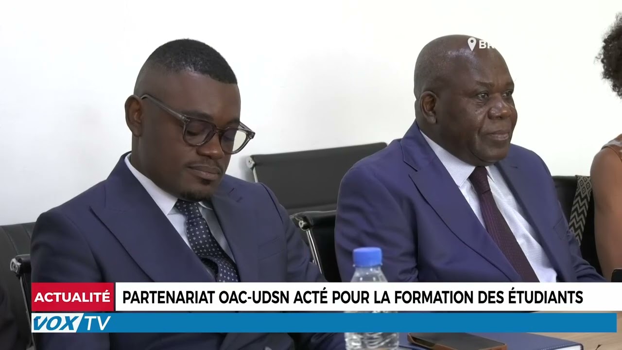 Partenariat OAC UDSN acté pour la formation des étudiants