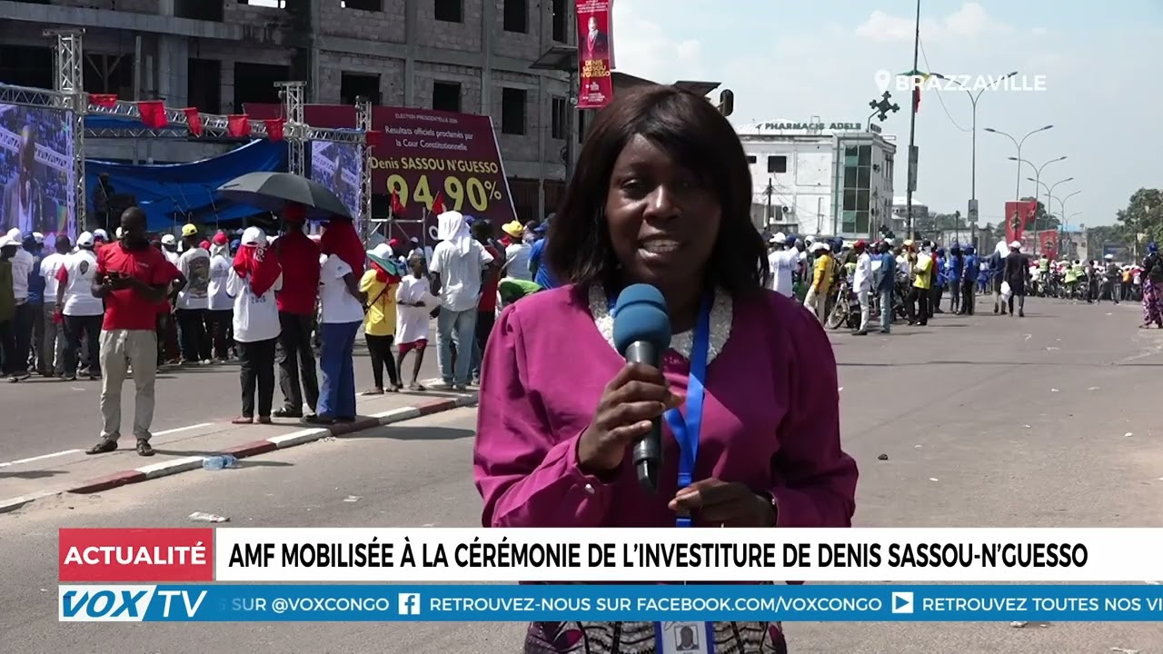 AMF mobilisée à la cérémonie de l’investiture de Denis Sassou N’Guesso