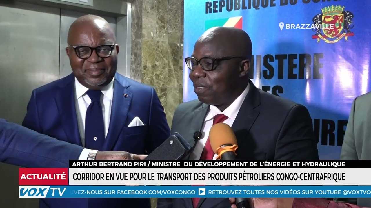 Corridor en vue pour le transport des produits pétroliers Congo Centrafrique