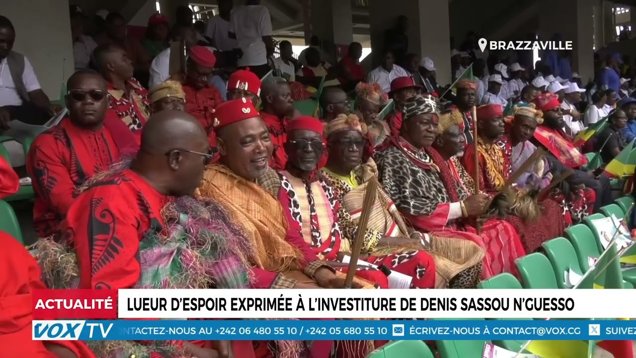Lueur d’espoir exprimée à l’investiture de Denis Sassou N’Guesso