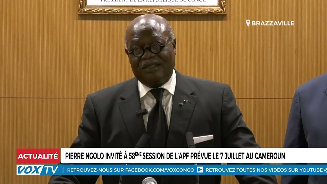 Pierre Ngolo invité à 58ème session de l’APF prévue le 7 juillet au Cameroun