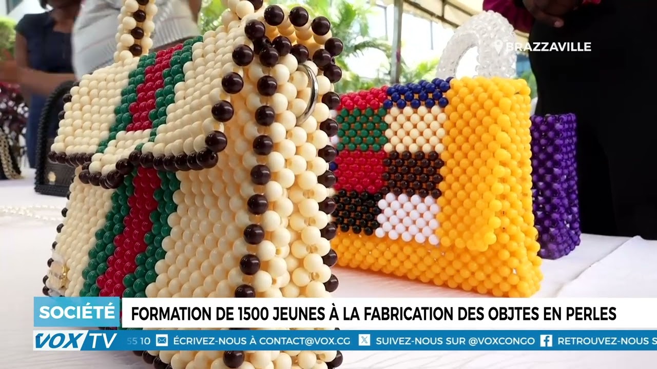 Formation de  1500 jeunes à la fabrication des objets en perles