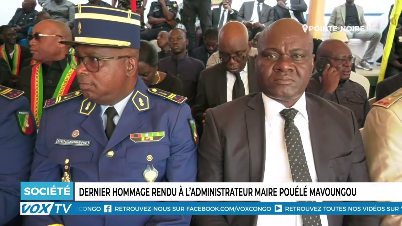 Dernier hommage rendu à l’Administrateur maire Pouélé Mavoungou