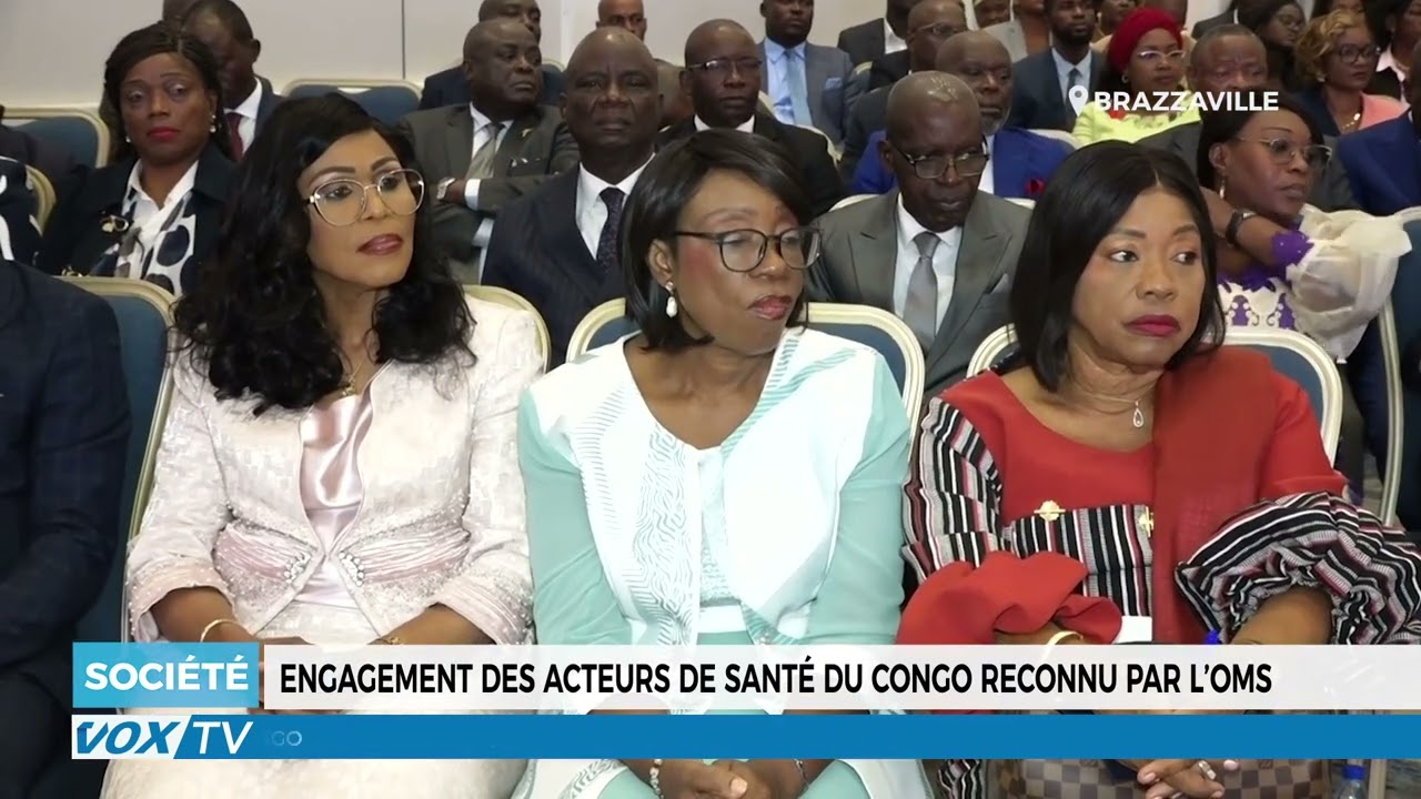 Engagement des acteurs de santé du Congo reconnu par l’OMS