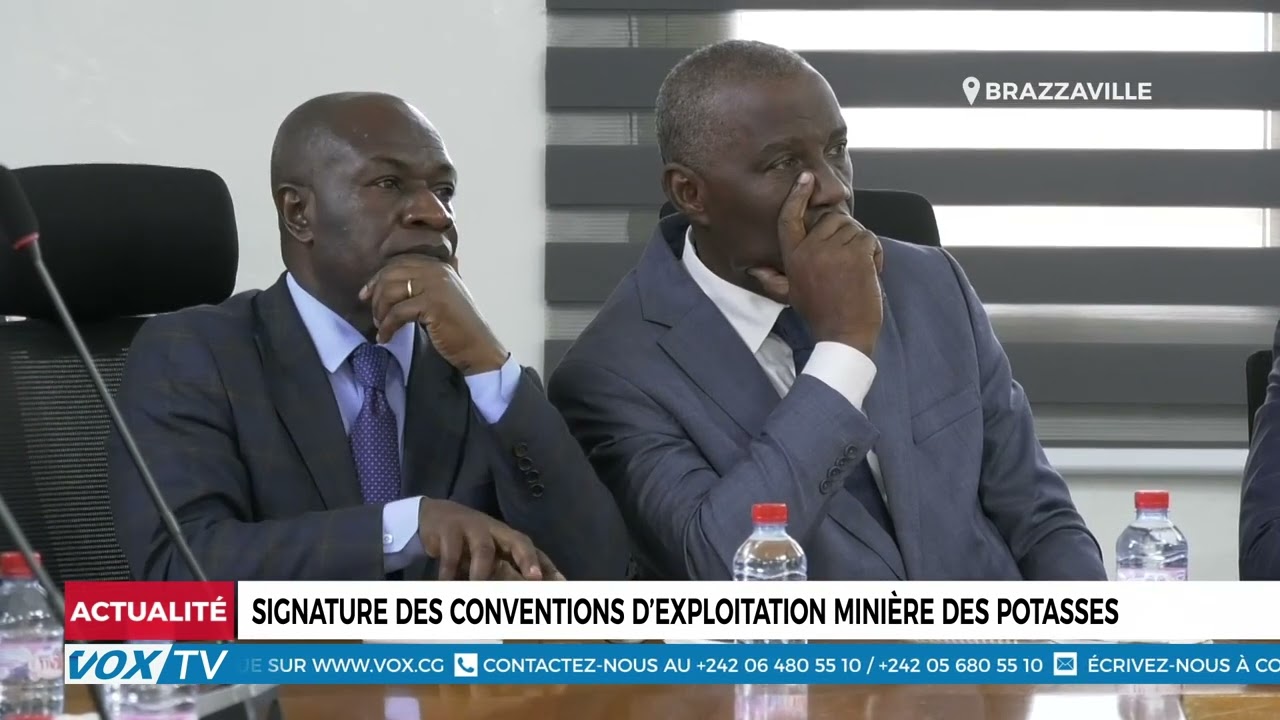 Signature des conventions d’exploitation minière des potasses