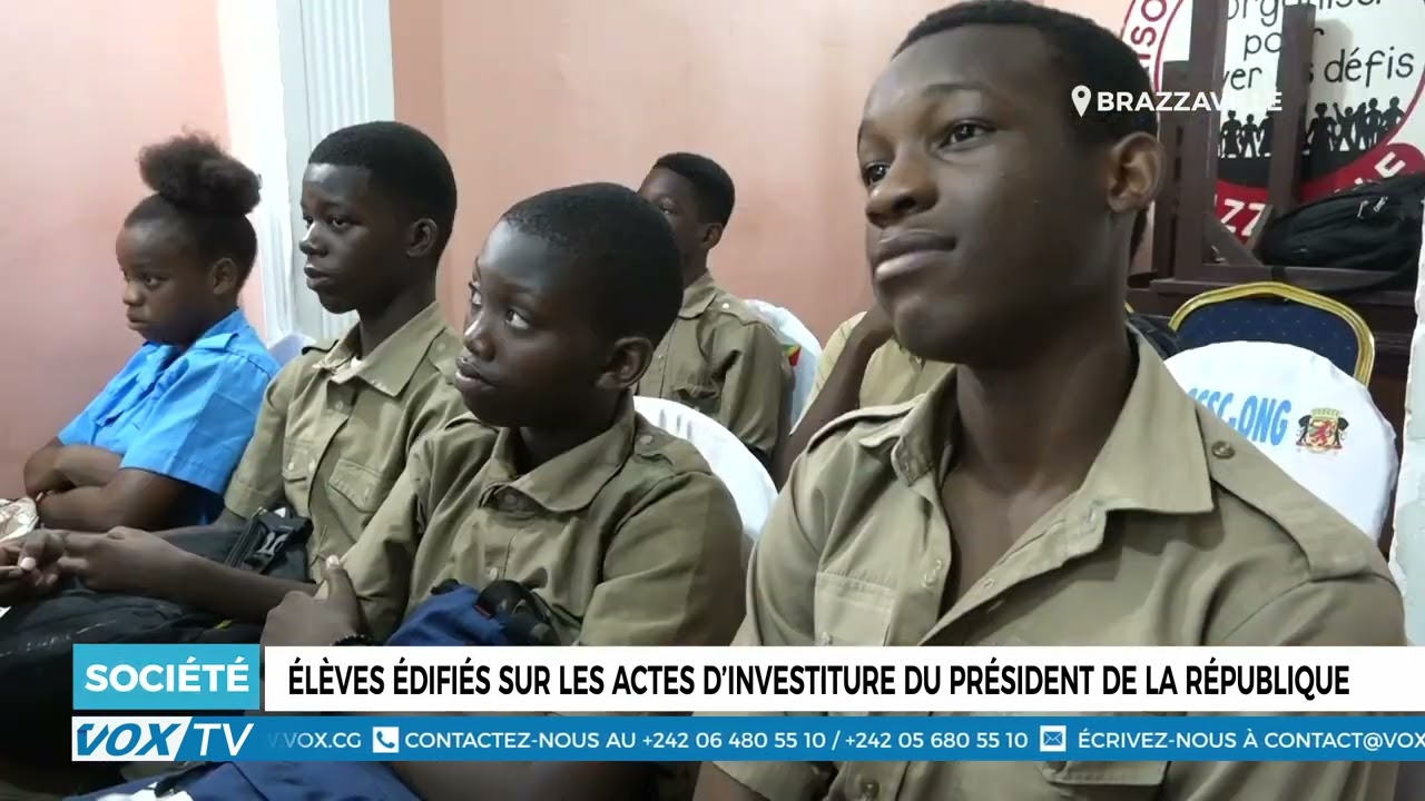 Élèves édifiés sur les actes d’investiture du Président de la République