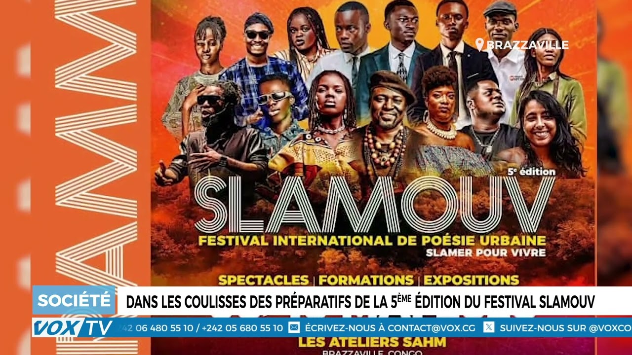 Dans les coulisses des préparatifs de la 5ème édition du festival Slamouv
