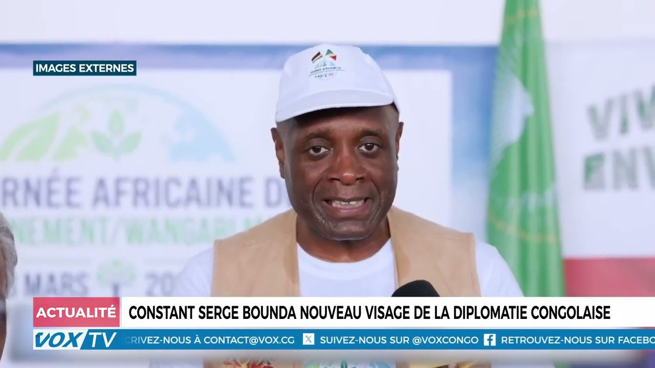 Constant Serge Bounda nouveau visage de la diplomatie congolaise
