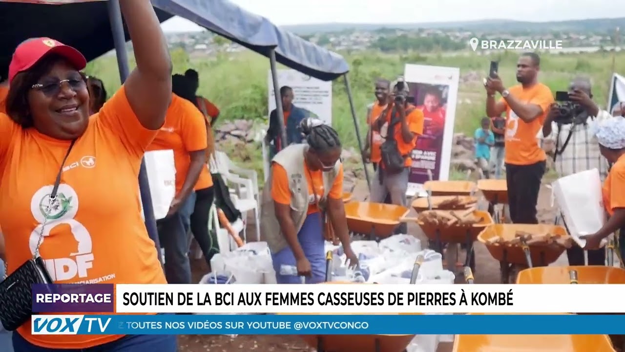 Soutien de la  BCI aux femmes casseuses de pierres