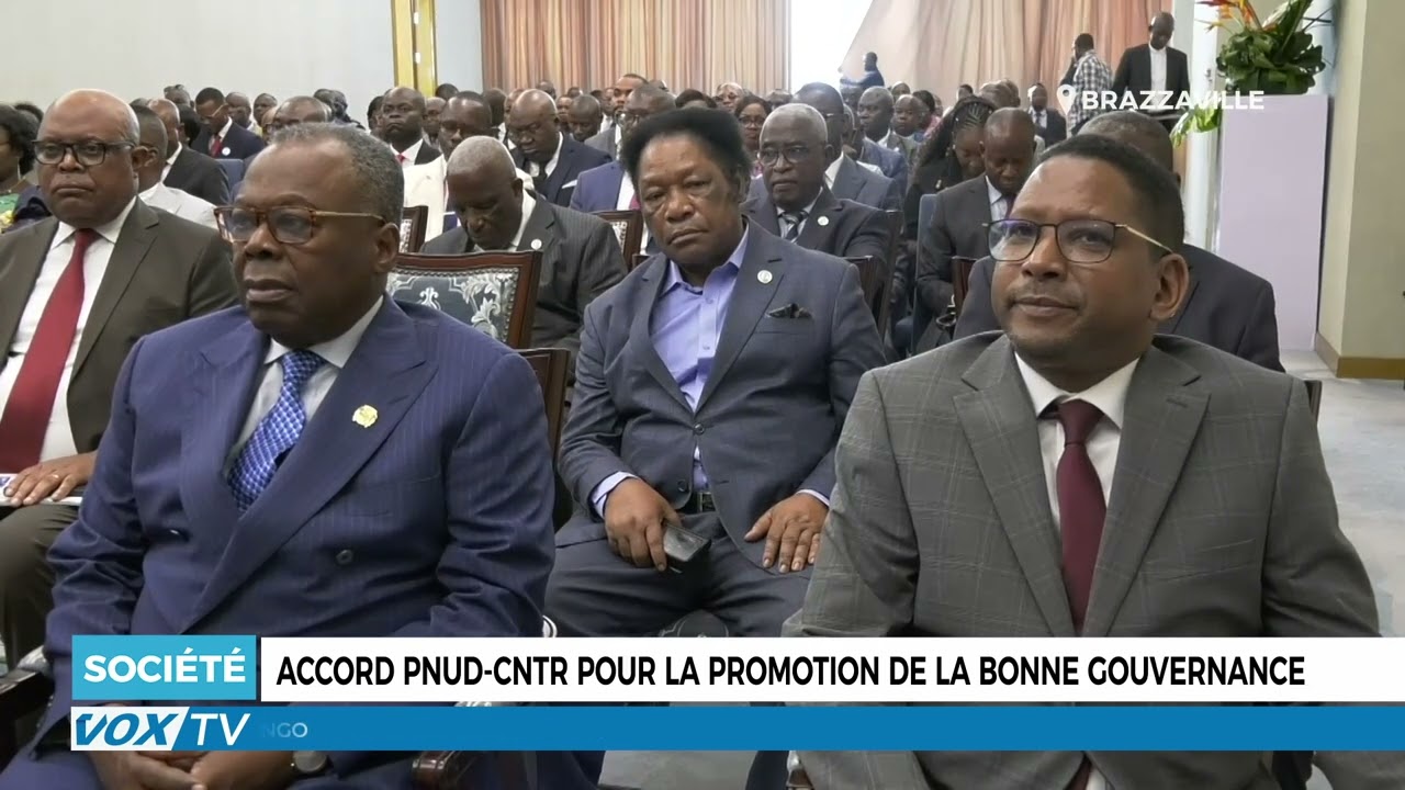 Accord PNUD CNTR pour la promotion de la bonne gouvernance