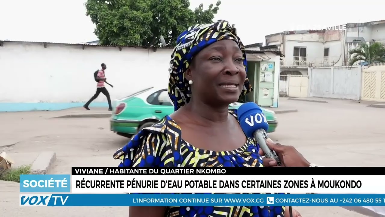 Récurrente Pénurie d’eau potable dans certaines zones à Moukondo