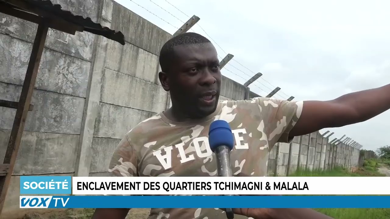 Enclavement des quartiers Tchimagni et Malala