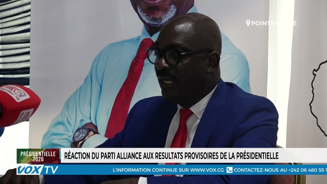 Réaction du parti alliance aux resultats provisoire de la présidentielle