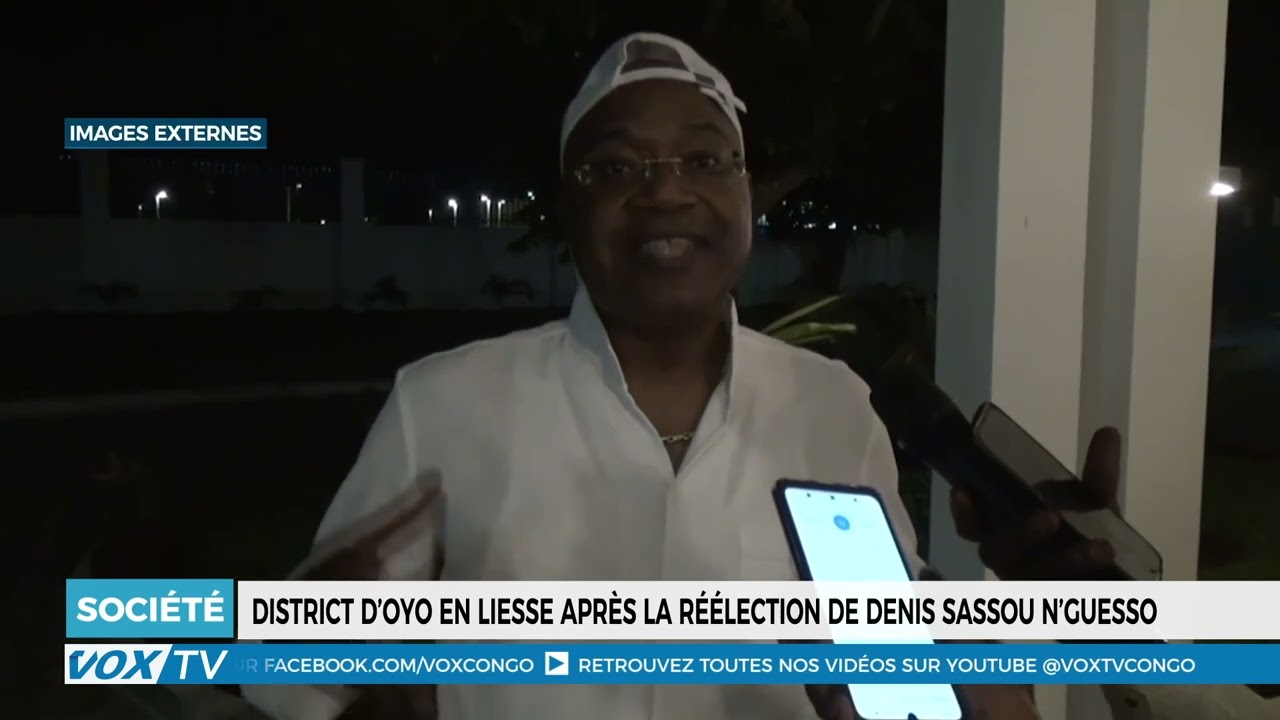 District d&rsquo;Oyo en liesse après la réélection de Denis Sassou N&rsquo;Guesso