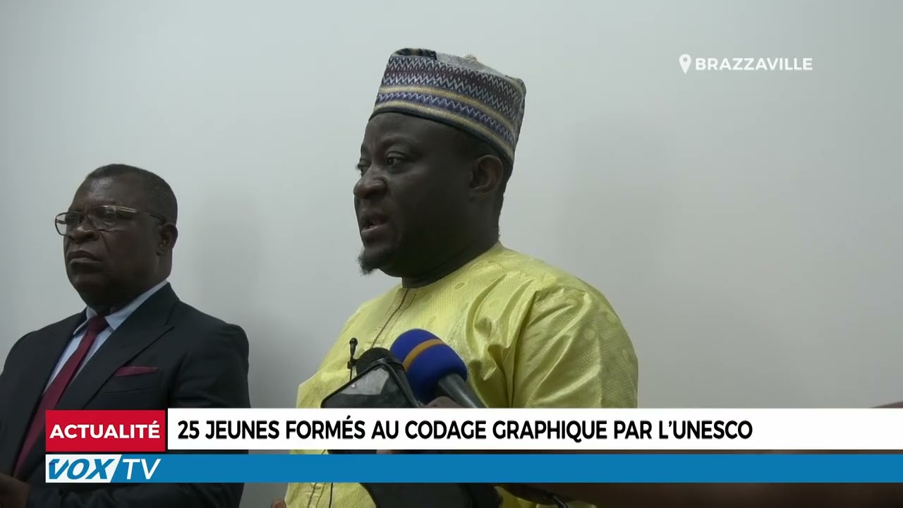 25 jeunes formés au codage graphique par l’UNESCO