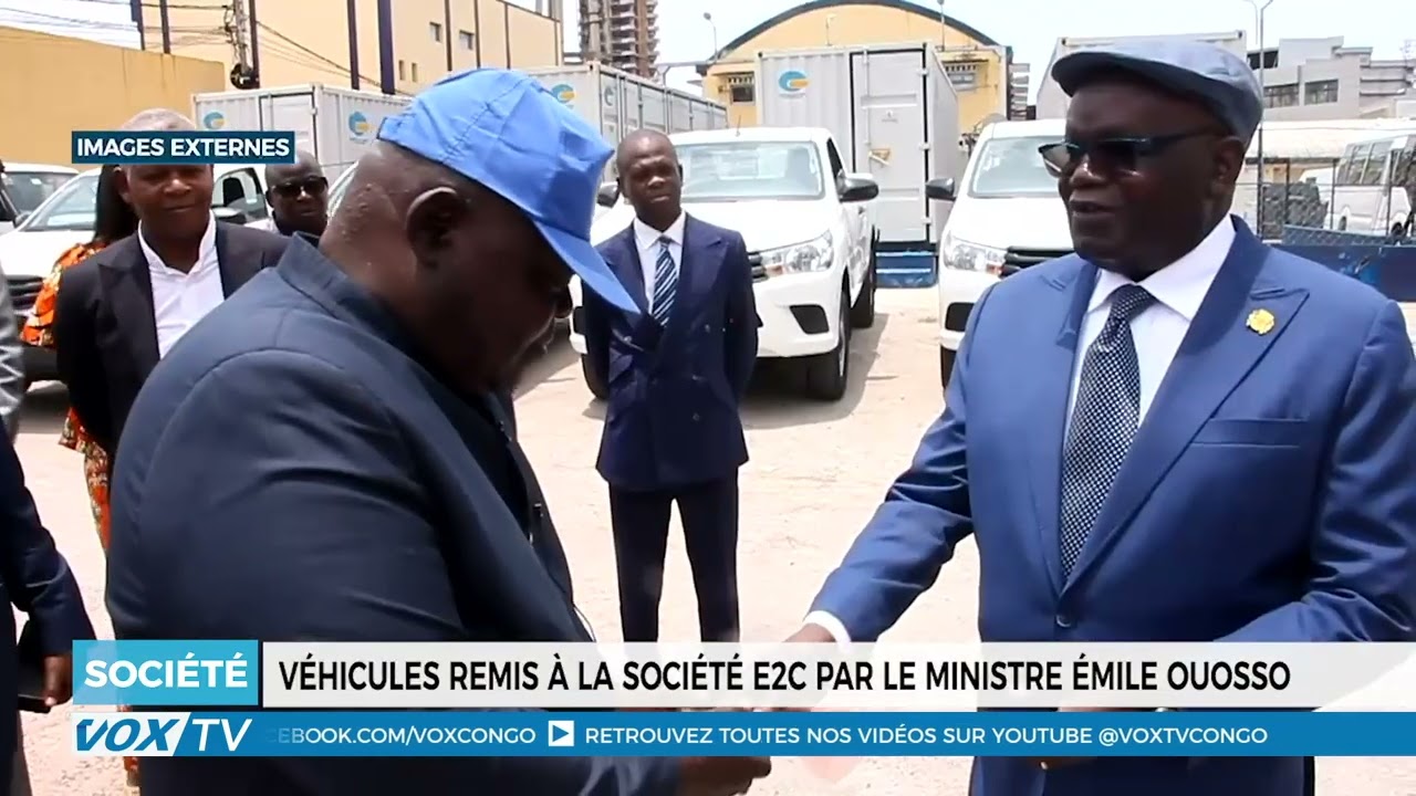 Véhicules remis à la société  E2C par le ministre Emile Ouosso