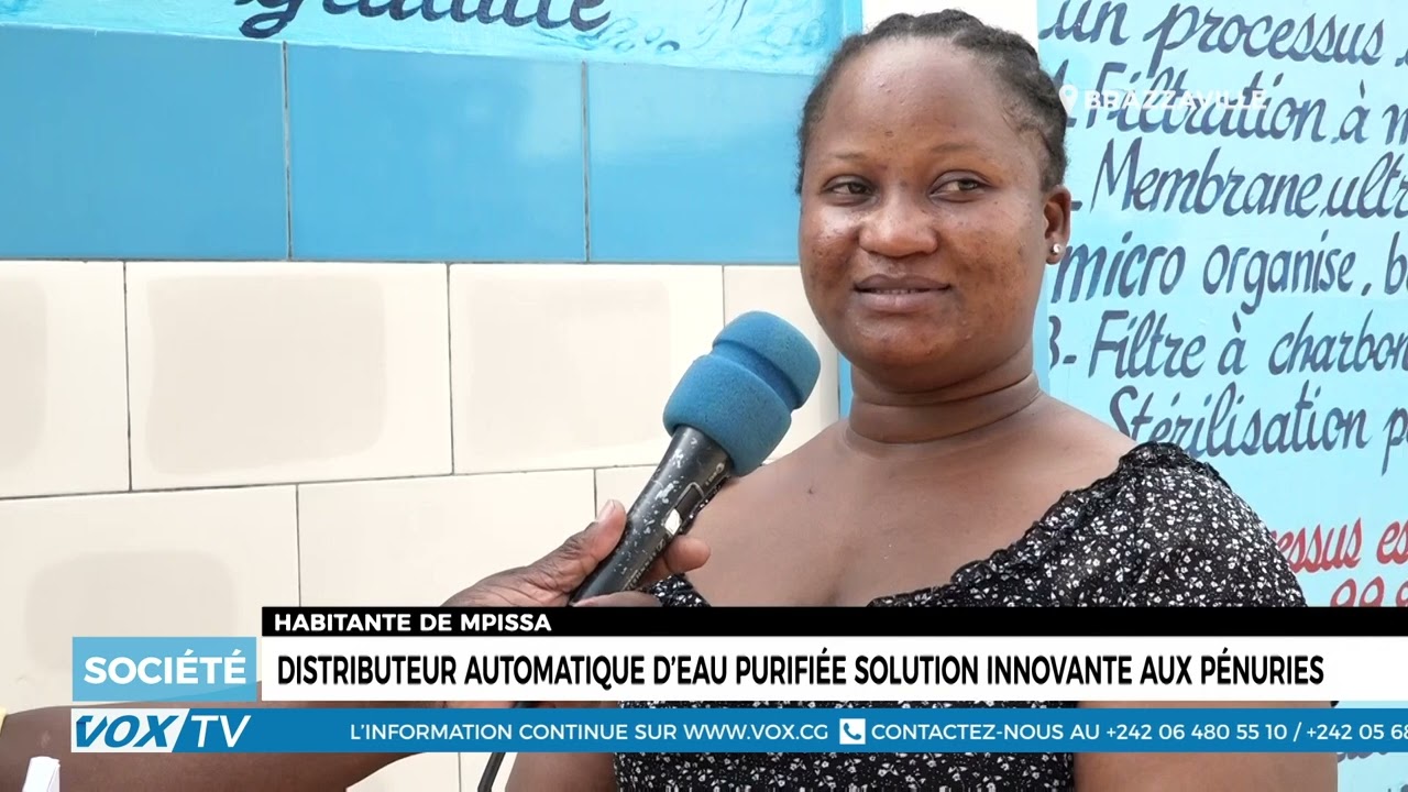 Distributeur automatique d’eau purifiée solution innovante aux pénuries