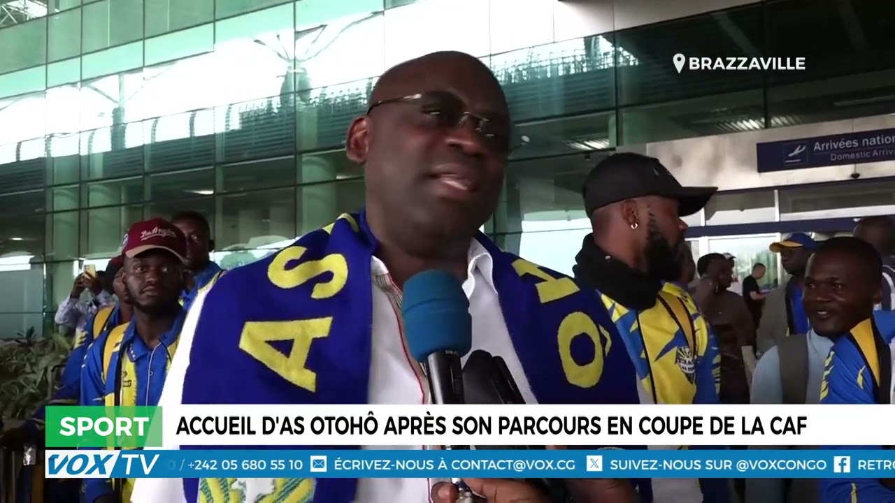 Accueil d&rsquo;AS Otohô après son parcours en Coupe de la CAF