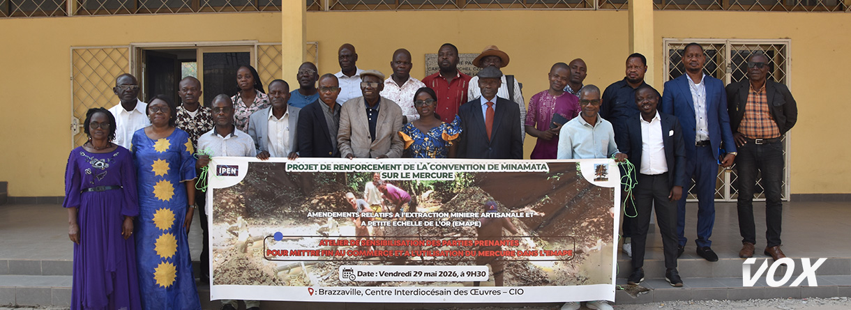 Les acteurs réclament l’élimination du mercure dans l’orpaillage artisanal au Congo
