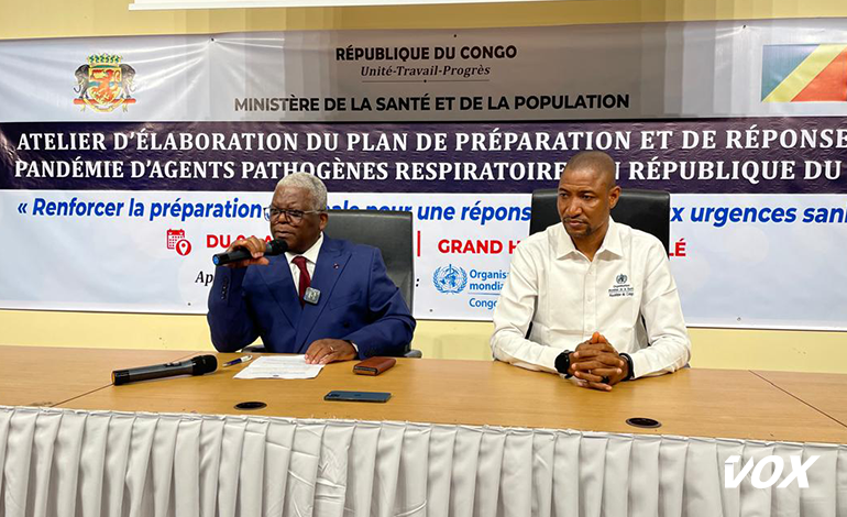Le Congo se dote d&rsquo;un plan de préparation et de réponse aux pandémies d&rsquo;agents pathogènes respiratoires
