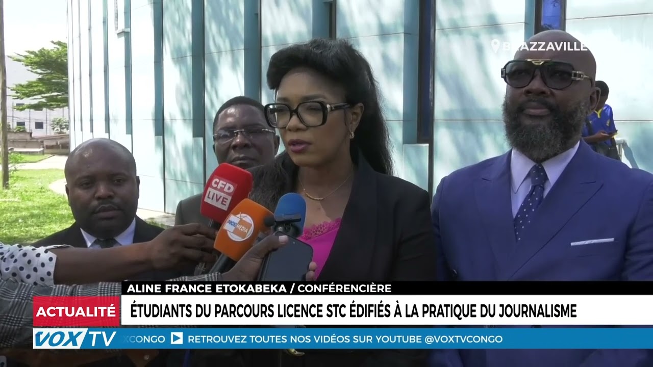 Étudiants du parcours Licence STC édifiés à la pratique du journalisme