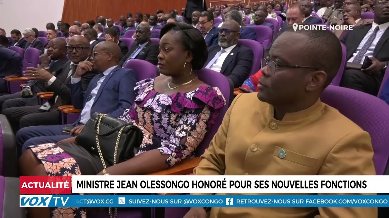 Ministre Jean Olessongo honoré pour ses nouvelles fonctions