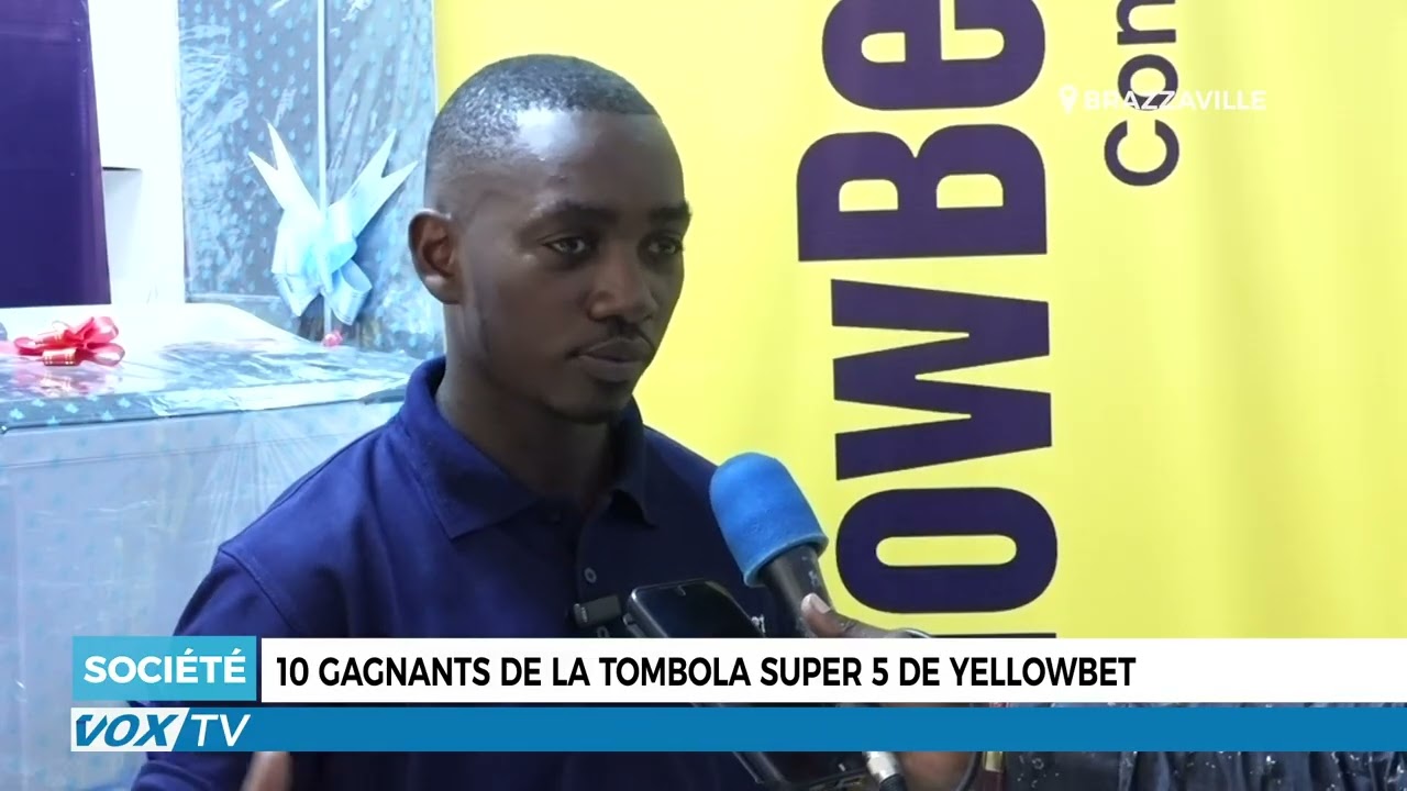 10 gagnants de la tombola Super 5 de Yellowbet