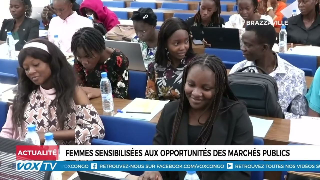 Femmes sensibilisées aux opportunités des marchés publics