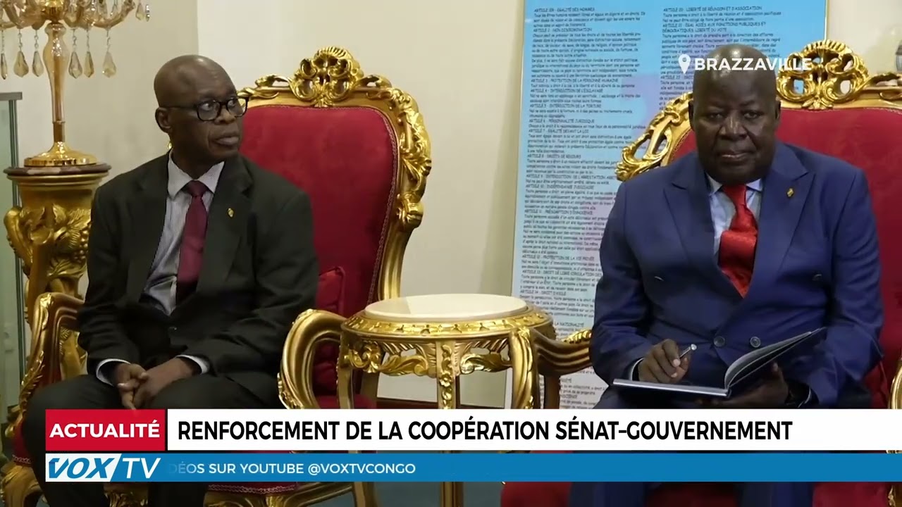 Renforcement de la coopération sénat–Gouvernement
