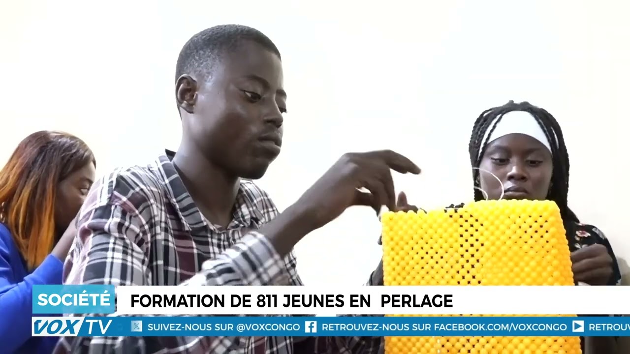 Formation de 811 jeunes en  perlage